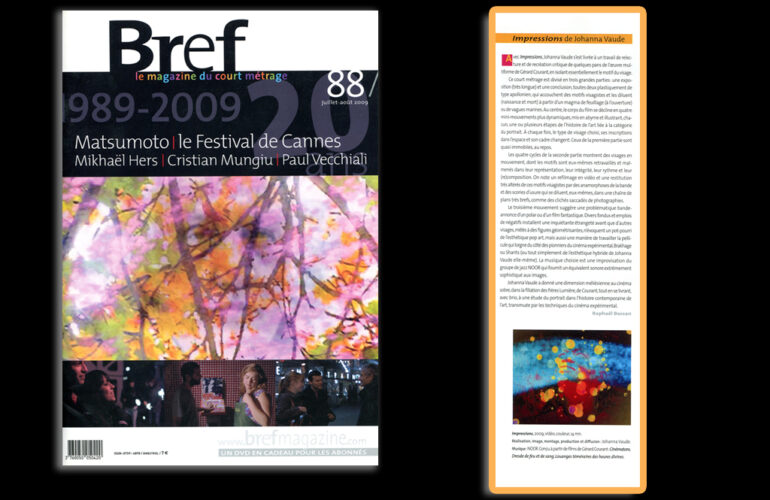 Bref 88 impressions couverture