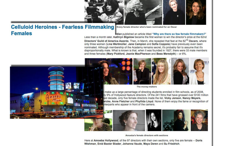 Celluloid heroines amoeba music