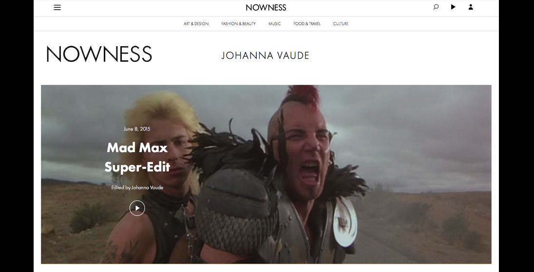 Nowness Mad Max Johanna Vaude