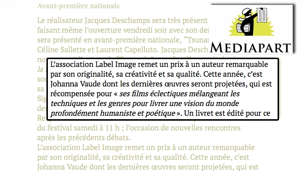 Mediapart Johanna Vaude Prix Label Image 1