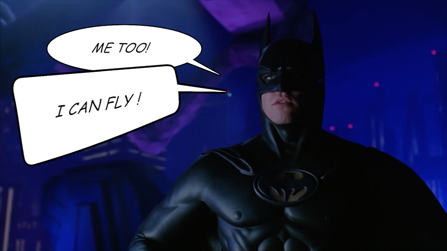 batman v superman johanna vaude blow up arte comics