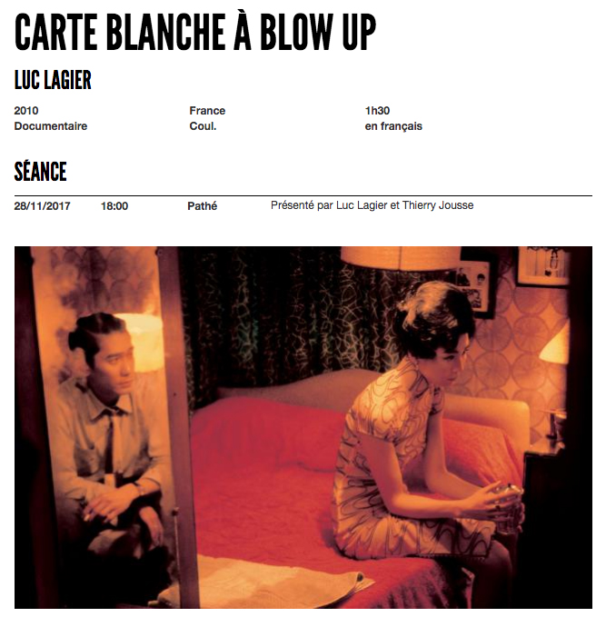 carte blanche blow up entrevues de belford