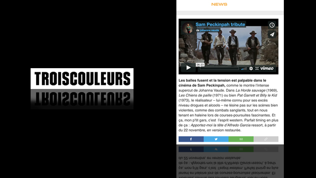 Trois Couleurs Mk2 Sam Peckinpah Johanna Vaude 04