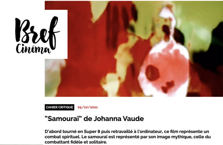 Bref cinema samoura critique