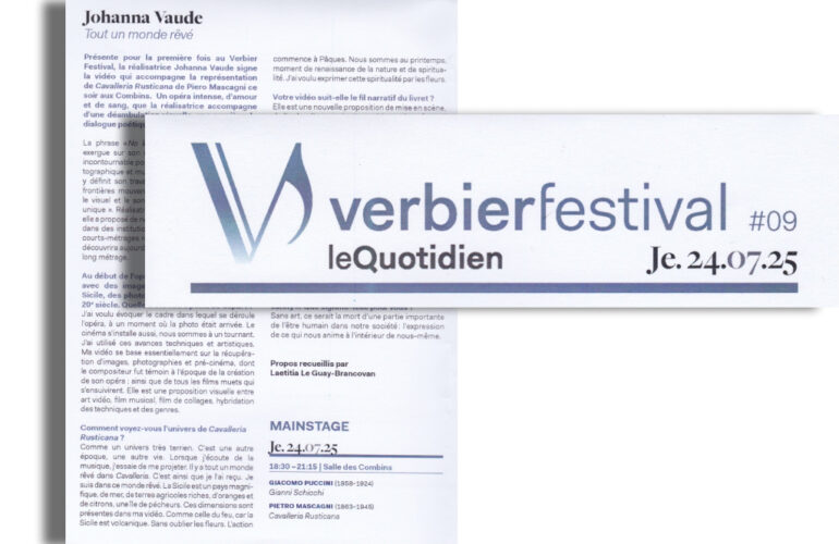 Verbier festival johanna vaude vavalleria rusticana ok
